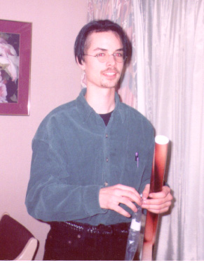 My boyfriend at my 19th birthday party--before we got together