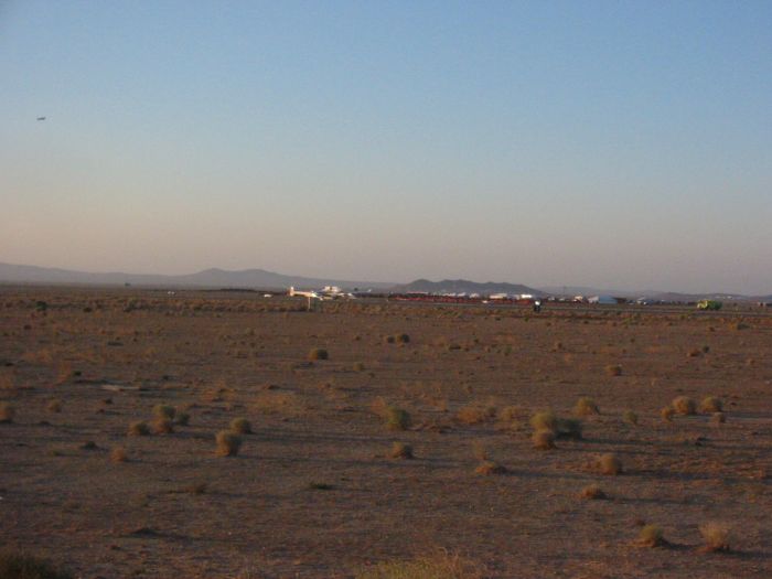 SpaceShipOne / White Knight getting ready to take off