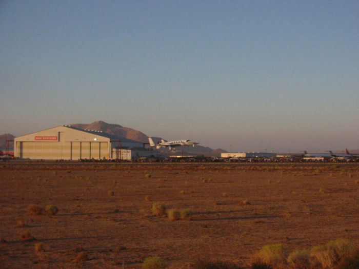 Beech Starship chase plane taking off