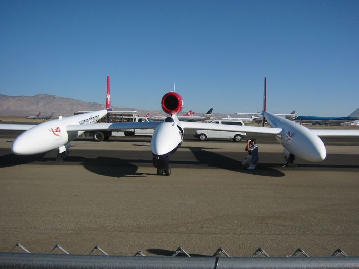 Another view of the Virgin Atlantic jet