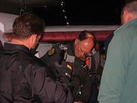 Mike Melvil getting ready to board SpaceShipOne