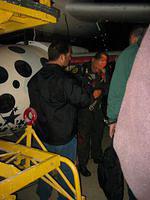 Mike Melvil getting ready to board SpaceShipOne