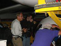 Mike taking pictures of inside the SpaceShipOne cockpit - see one of his beautiful photos [url=http://www.pro-photography.net/ga