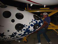 SpaceShipOne's nose